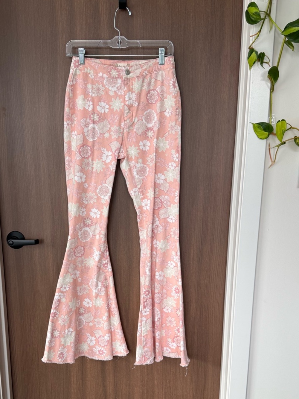 Altar'd State floral bell bottom pants